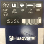 Sina ghidaj 45 cm Husqvarna .325" 1.3 mm