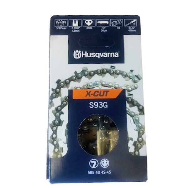 Lant Husqvarna 30 cm (12") S93G .3/8" 1.3 mm Lant Husqvarna 30 cm (12") S93G .3/8" 1.3 mm