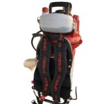 Aspirator V1200E pentru recoltare fructe vedere spatar curele prindere
