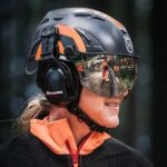Casca Husqvarna Spire Vent cu viziera si antifoane