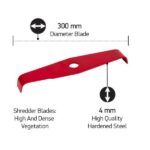 Cutit trimmer universal Oregon 2 dinti 300mm x 4 mm schita dimensiuni
