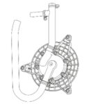 Pompa presiune booster pentru atomizor Cifarelli M1200 reprezentare schematica